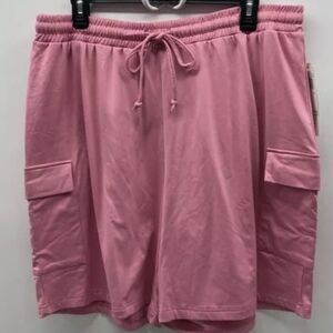 Bonnie Evans Pink Shorts Size 1X NWT MSRP $32